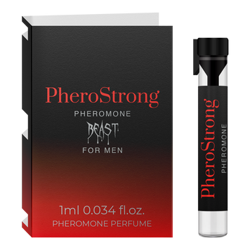 Пробник мужских духов с феромонами - PheroStrong pheromone Beast for Men, 1 мл 5905669259545 фото