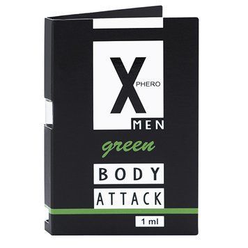 Пробник духов с феромонами Aurora X-Phero Body Attack Green для мужчин 1 мл 5904906040595 фото