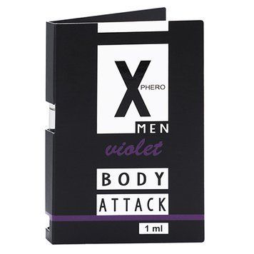 Пробник духов с феромонами Aurora X-Phero Body Attack Violet для мужчин 1 мл 5904906040601 фото