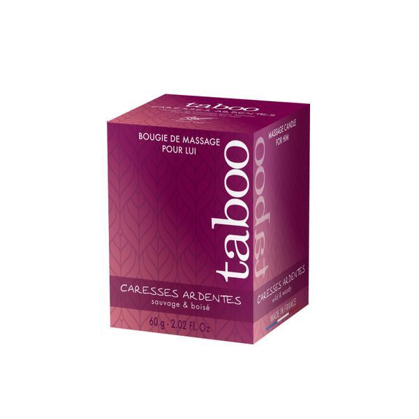 Масажна свічка для чоловіків ТАБУ КАРЕС АРДОНТС - Ruf TABOO CARESSES ARDENTES, 60 г 3548963125042 фото