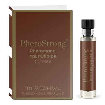 Пробник чоловічих парфумів з феромонами - PheroStrong Pheromone Your Choice for Men, 1 мл 5904405351345 фото