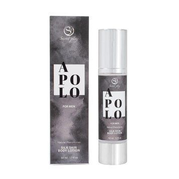 Лосьон для тела с феромонами Secret play APOLO Silk Skin для мужчин 50 мл 8435097836676 фото
