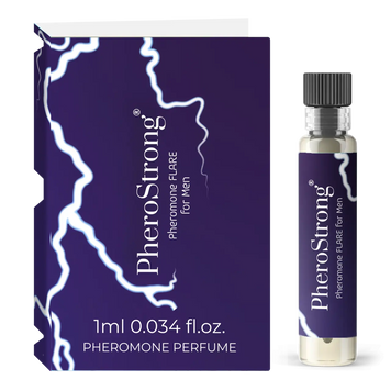 Пробник чоловічих парфумів з феромонами - PheroStrong Pheromone Flare for Men, 1 мл 5904405351642 фото